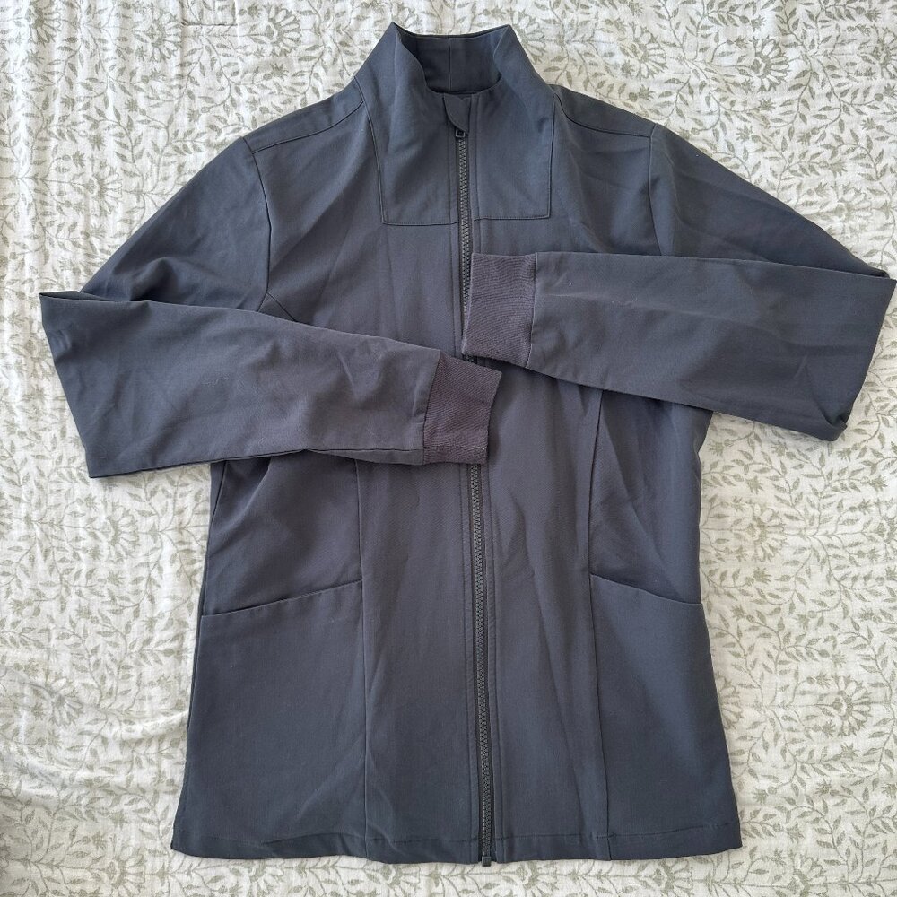 Mandala Modern Scrub Jacket Gray Pewter